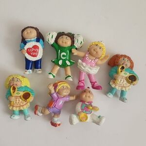 Vintage Cabbage Patch Pvc Figires/dolls